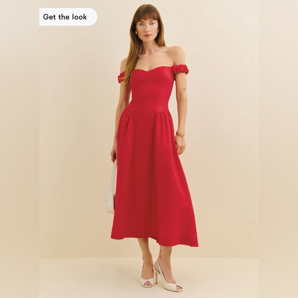 Reformation Petites Monet Linen Dress - Picture 7 of 15